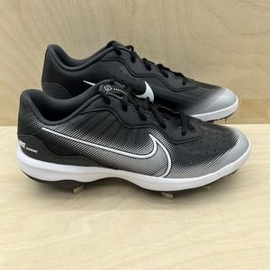 Nike Alpha Huarache Varsity 4 Low Metal Baseball Cleats DJ6516-010 Men Size 10.5